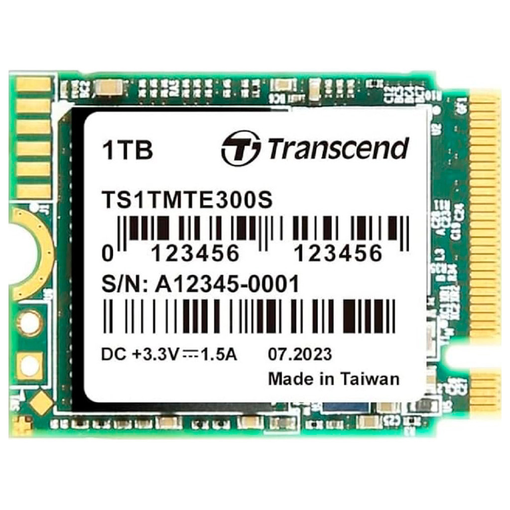 Накопичувач SSD M.2 2230 1TB Transcend (TS1TMTE300S) - зображення 1