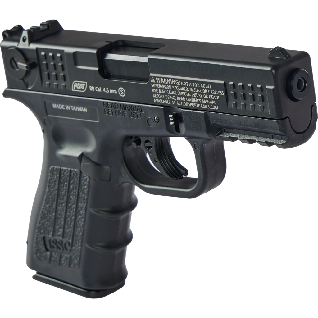 Пневматичний пістолет ASG ISSC M22 Blowback Black (19803) - изображение 4