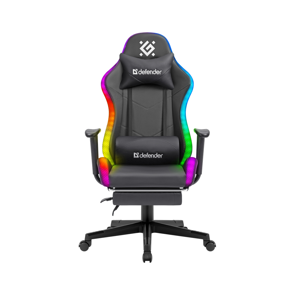 Крісло ігрове Defender Watcher RGB Black (64334) - зображення 2