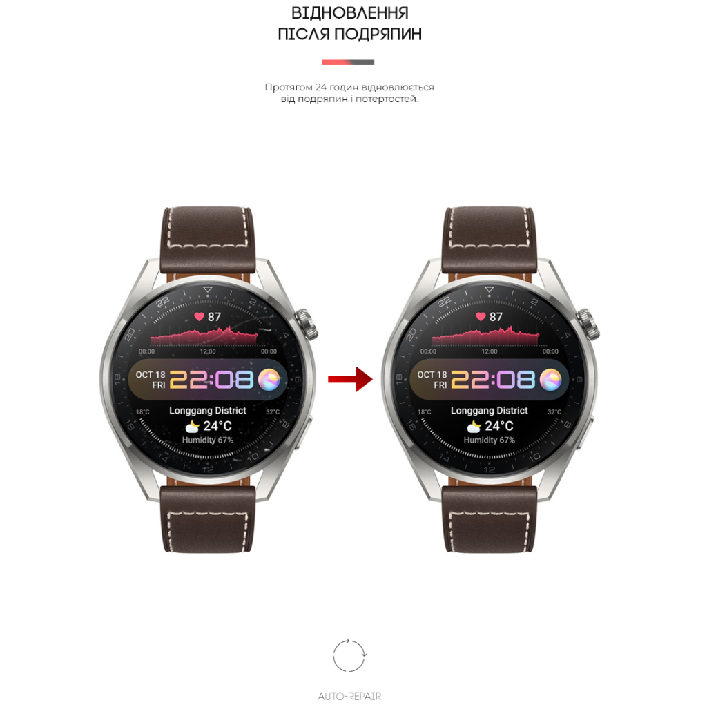 Плівка захисна Armorstandart Huawei Watch 3 Pro 48mm 6 pcs. (ARM62596) - зображення 3