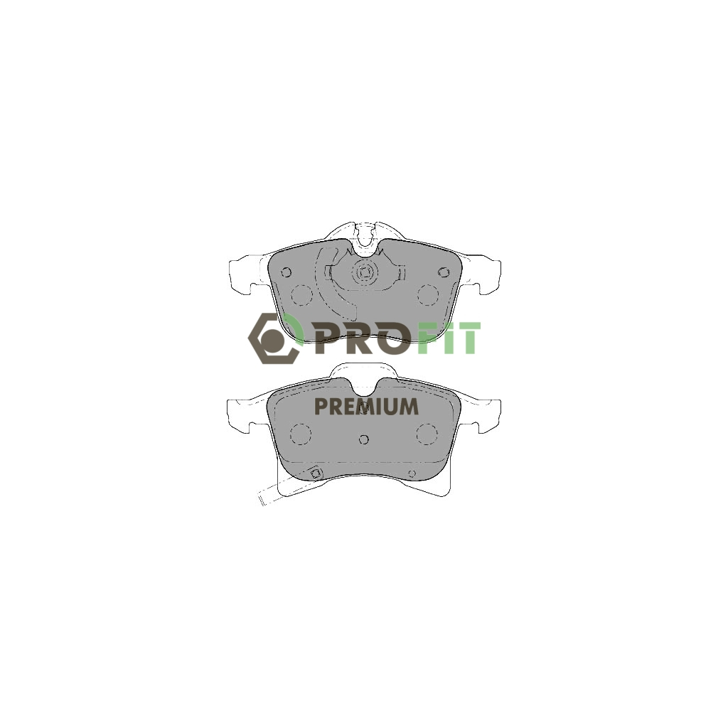 Гальмівні колодки Profit 5005-1640 - зображення 1