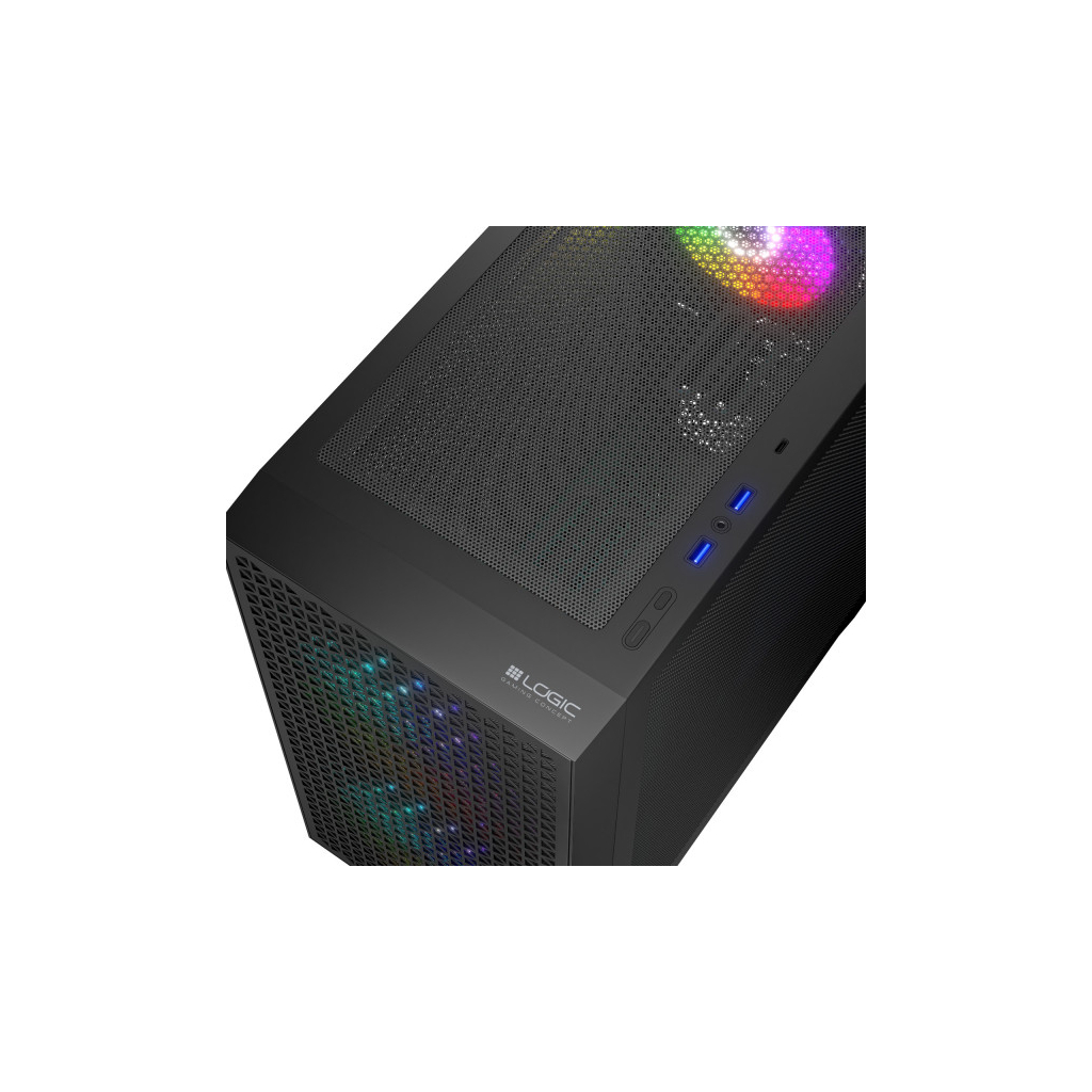 Корпус Logic concept DART PRO ARGB MINI BLACK (AM-DART-PRO-ARGB-10) - зображення 4