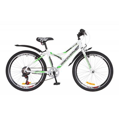 Велосипед Discovery 24" FLINT 2018 14G Vbr рама-14" St біло-зелений (OPS-DIS-24-095) - зображення 1