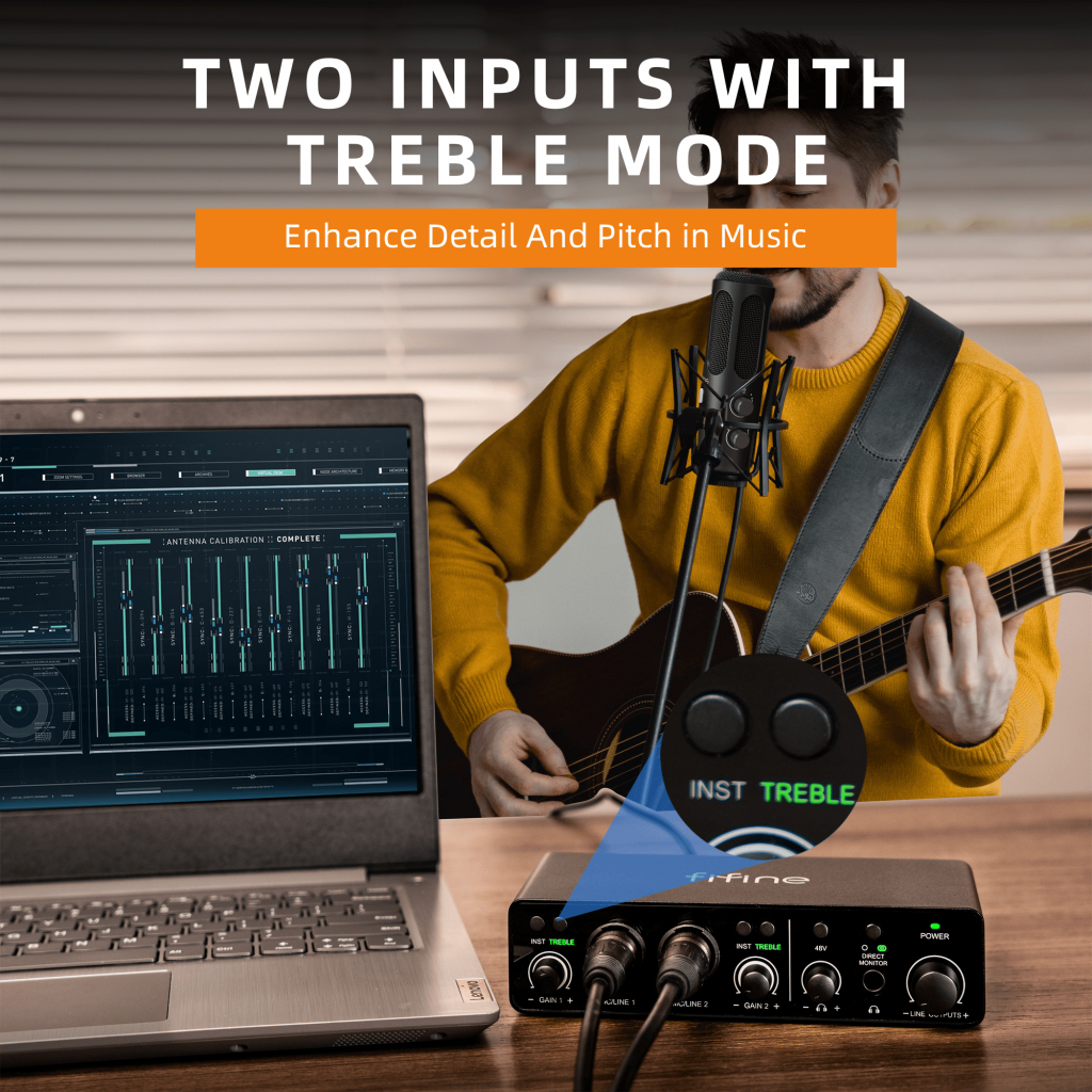 Аудіоінтерфейс Fifine Ampli 3 - picture 9