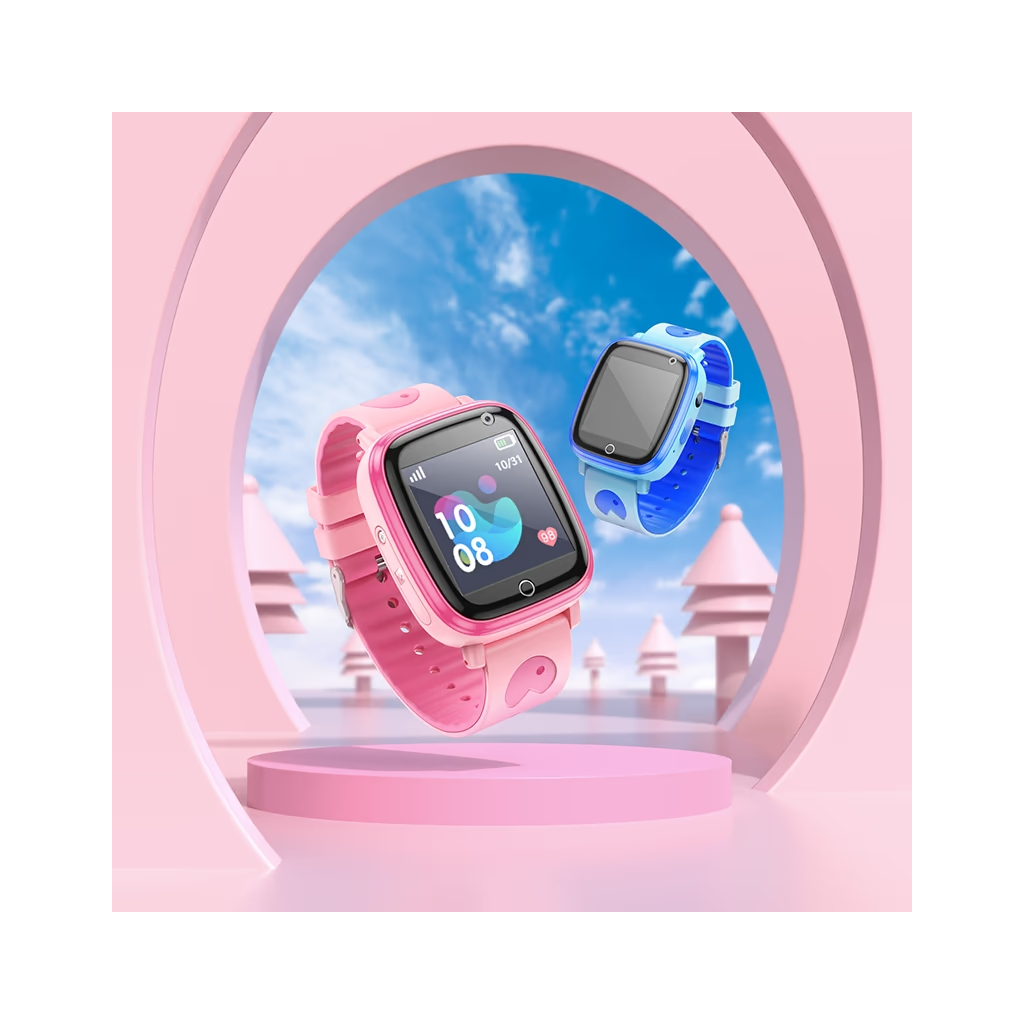 Смарт-годинник HOCO Y100 children watch with call function Pink (6942007625647) - зображення 4