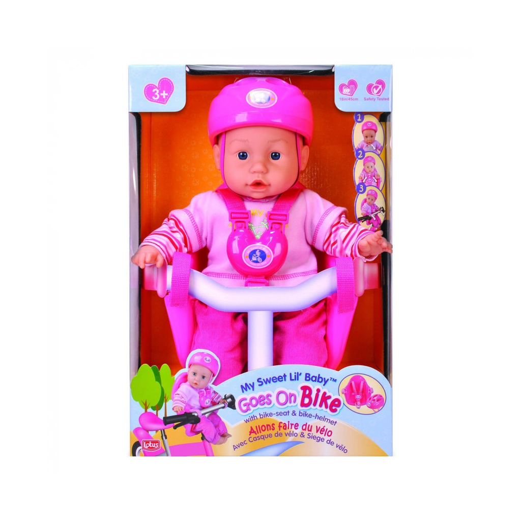 Пупс Lotus на байку з шоломом (6004951) - зображення 1