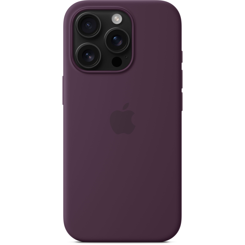 Чохол до мобільного телефона Apple iPhone16 Pro Silicone Case with MagSafe - Plum (MYYM3ZM/A) - зображення 5