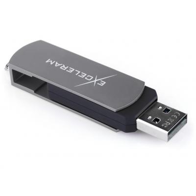 USB флеш накопичувач eXceleram 32GB P2 Series Gray/Black USB 2.0 (EXP2U2GB32) - зображення 5