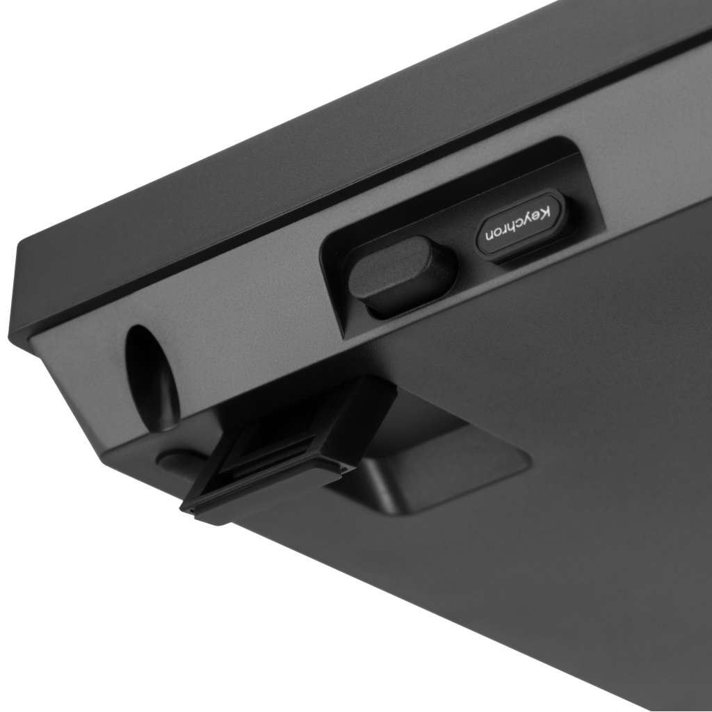 Клавіатура Keychron V5 Max Gateron Jupiter Banana Knob Hot-Swap QMK Wireless/Bluetooth/USB-А UA Black (V5M-D4-UA) - зображення 10