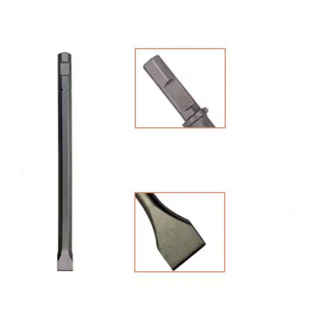 Зубило DeWALT з хвостовиком шестигранник 28мм, плоске, 36х521x354мм. (DT6929) - зображення 1