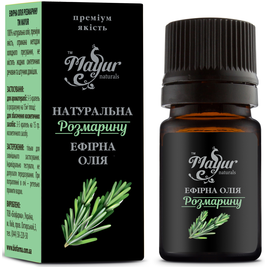 Ефірна олія Mayur Розмарину 5 мл (4820230951806) - изображение 1