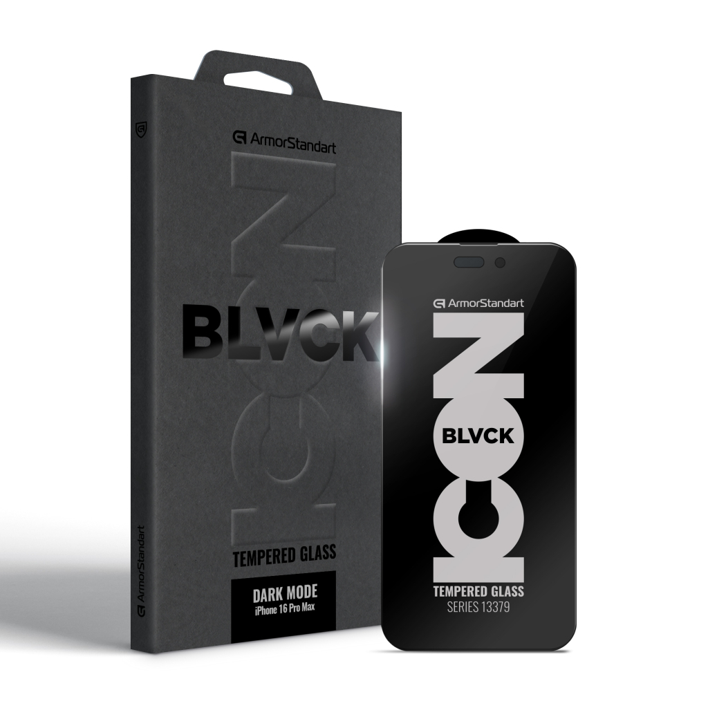 Скло захисне Armorstandart Dark Mode Apple iPhone 16 Pro Max (ARM85820) - зображення 1