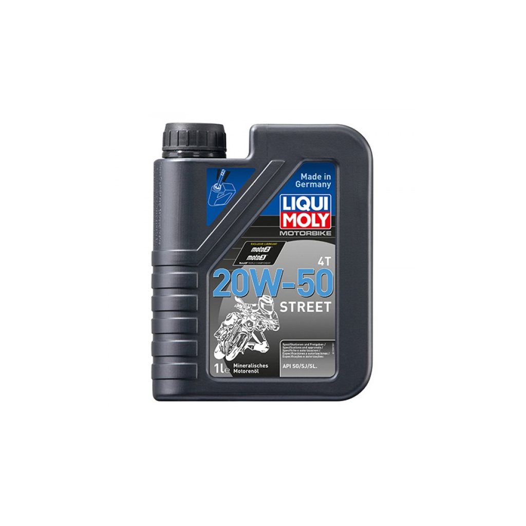 Моторна олива Liqui Moly Motorbike 4T 20W-50 Street 1л. (1500) - зображення 1