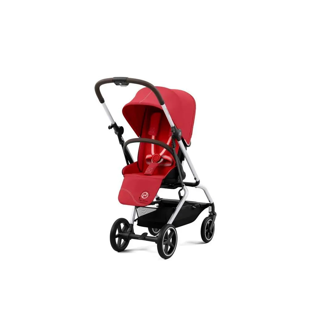 Коляска Cybex Eezy S Twist+ 2 SLV Hibiscus Red (з бампером) (522001127) - зображення 2