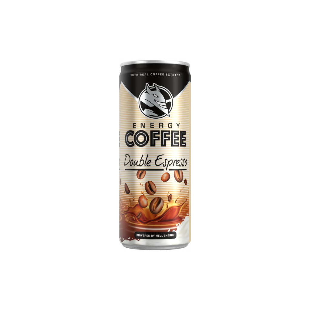 Холодна кава Hell Energy Coffee Double Espresso 250 мл (5999860497646) - зображення 1