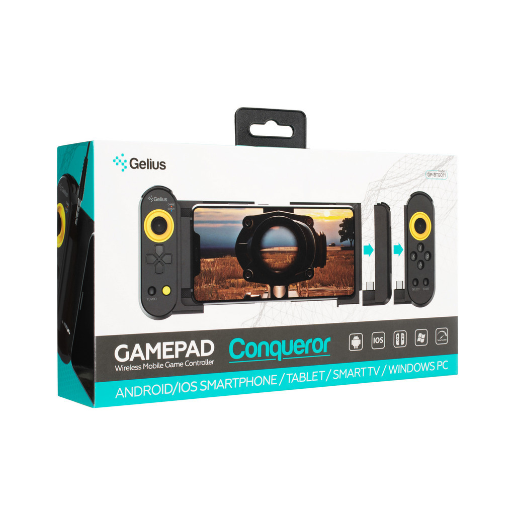 Геймпад Gelius Pro Conqueror GP-BTG-011 Bluetooth Black (00000086239) - зображення 7