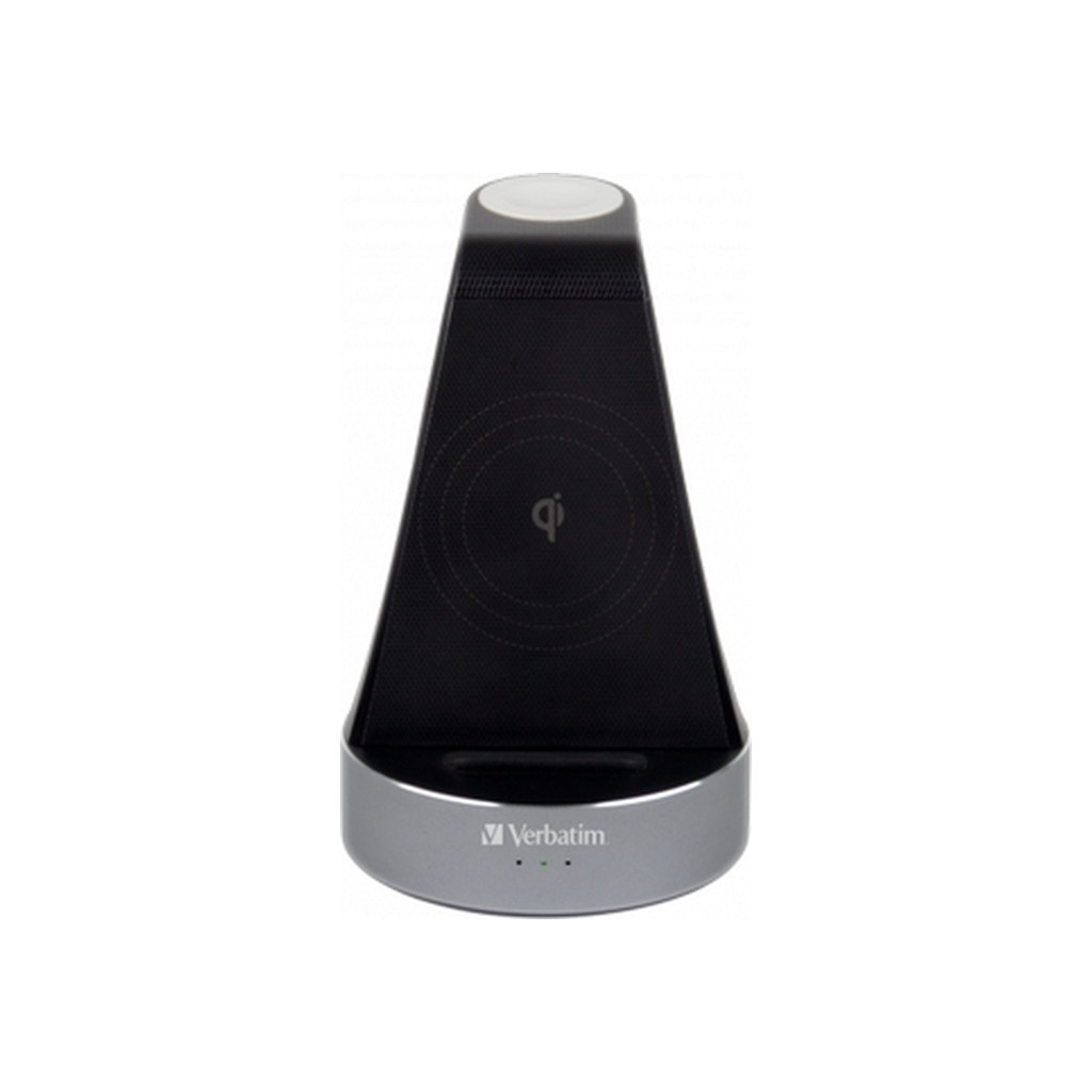 Зарядний пристрій Verbatim 2in1 Apple Watch and iPhone Charging Stand (49555) - зображення 2
