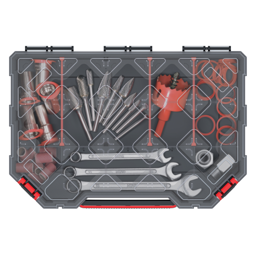 Ящик для інструментів Kistenberg органайзер 12", 284*195*60, TAGER, KTG30206S (KTG30206S) - зображення 4