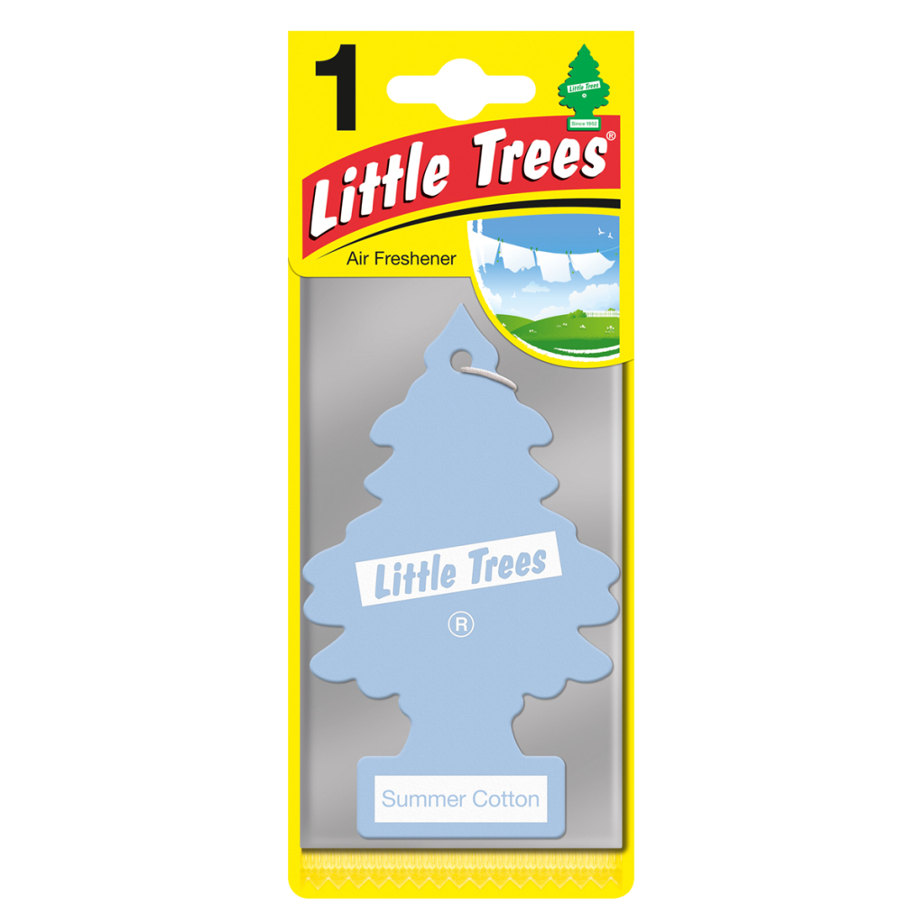 Ароматизатор для автомобіля Little Trees Літо Хлопок (78099) - изображение 1