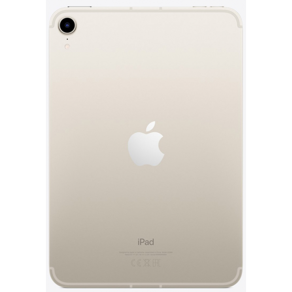 Планшет Apple iPad mini 2021 Wi-Fi + LTE 256GB, Starlight (MK8H3RK/A) - зображення 2