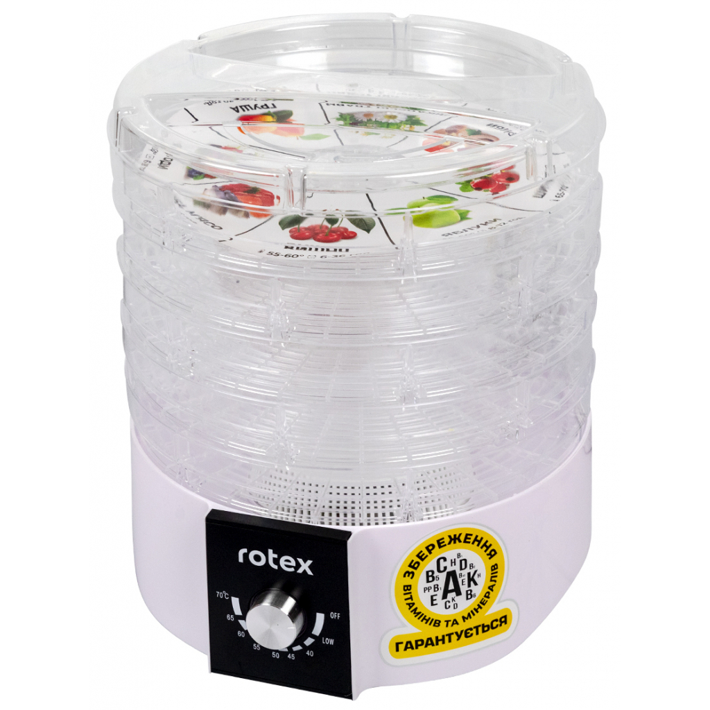 Сушка для овочів та фруктів Rotex RD540-W - зображення 2