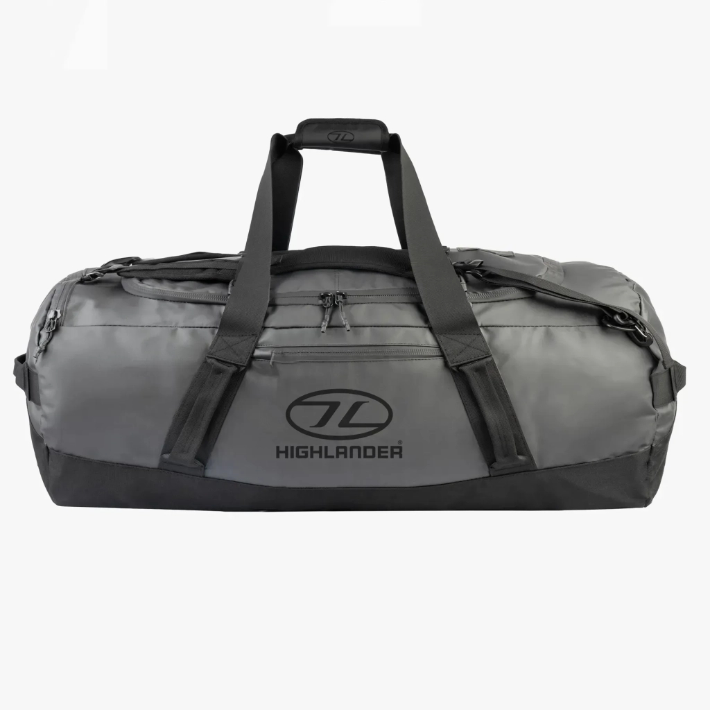 Дорожня сумка Highlander водозахисна Hauler Duffel 120L Dark Grey (DB135-DGY) (931639) - зображення 1