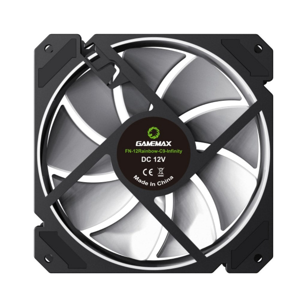 Кулер до корпусу Gamemax FN-12Rainbow-C9-Infinity - зображення 7