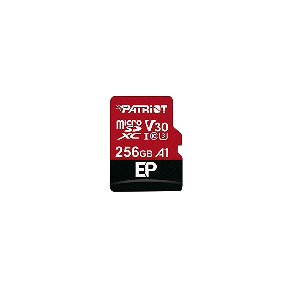 Карта пам'яті Patriot 256GB microSDXC class 10 UHS-I/U3 EP A1 (PEF256GEP31MCX) - зображення 1