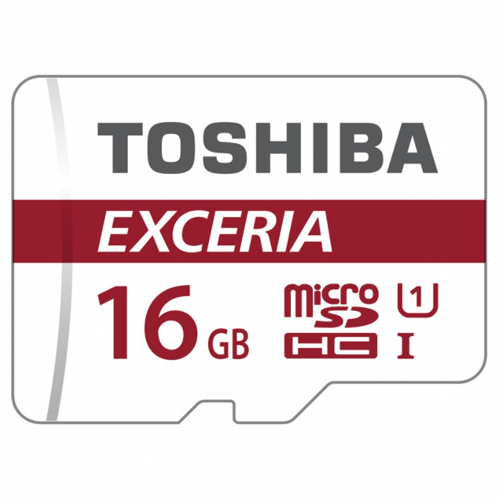 Карта пам'яті Toshiba 16GB microSDHC class 10 (THN-M302R0160EA) - зображення 2
