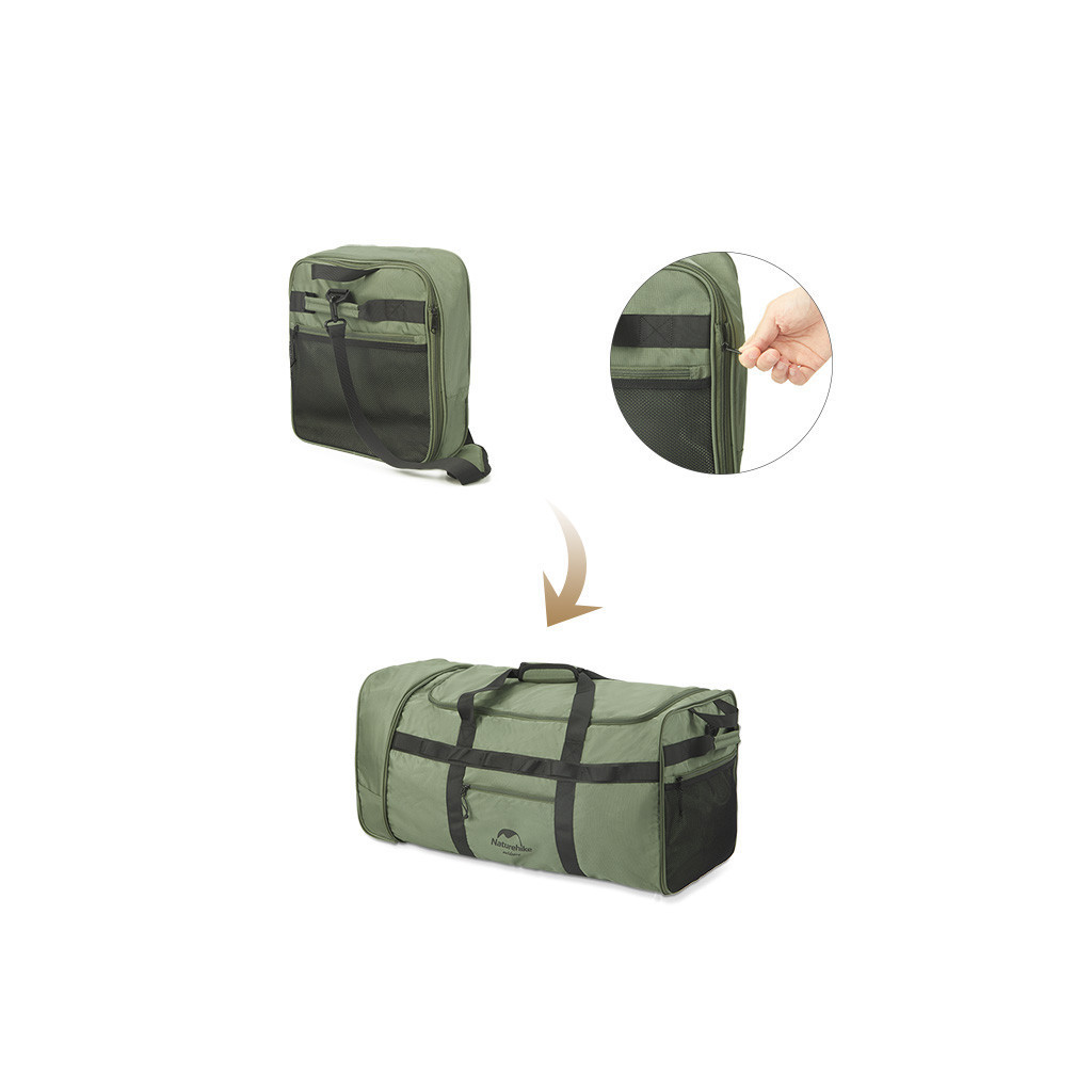 Дорожня сумка Naturehike баул NH21LX003 зелений (6927595795774) - зображення 2