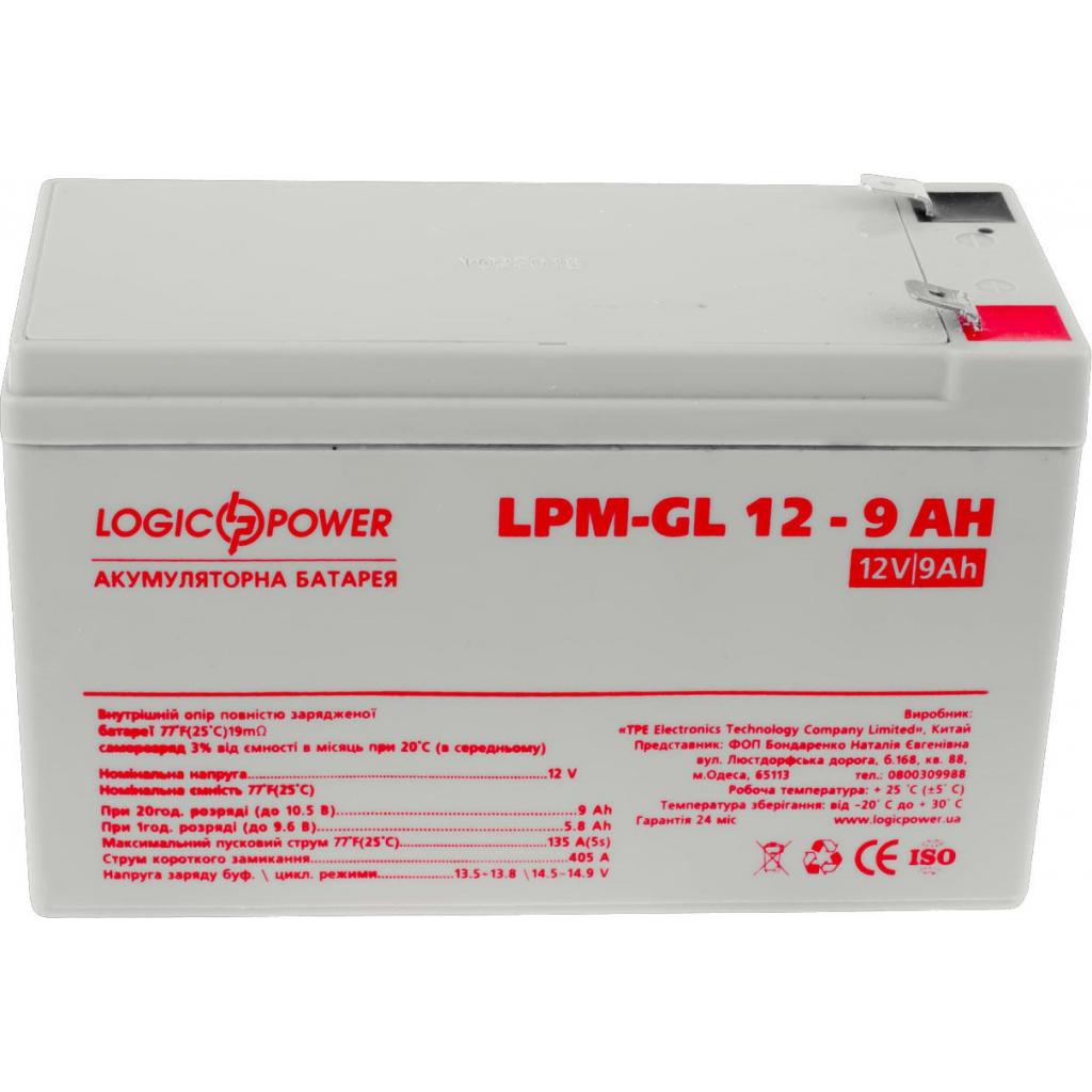 Батарея до ДБЖ LogicPower LPM-GL 12В 9Ah (6563) - зображення 1
