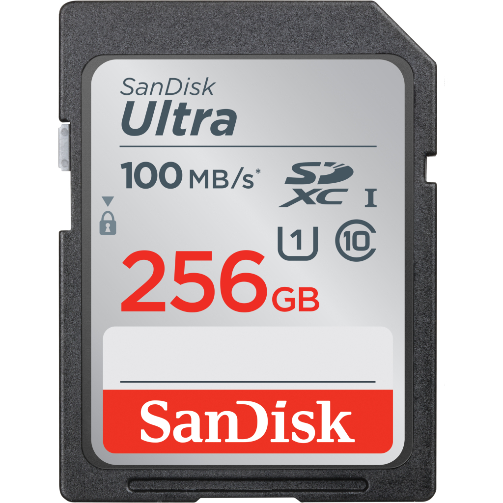 Карта пам'яті SanDisk 256GB SD class 10 UHS-I Ultra (SDSDUNR-256G-GN3IN) - зображення 1