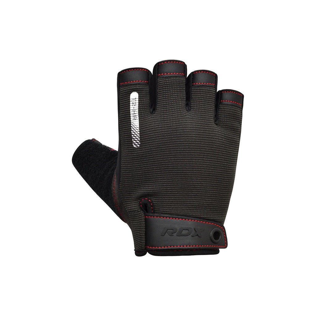 Рукавички для фітнесу RDX T2 Half Red L (WGA-T2HR-L) - зображення 3