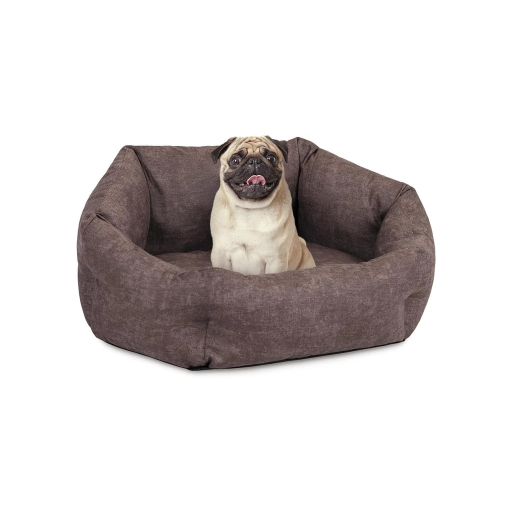 Лежак для тварин Природа "KOKOS" №1 (48х38х18 см) Темно-сірий (4823082419814) - зображення 2