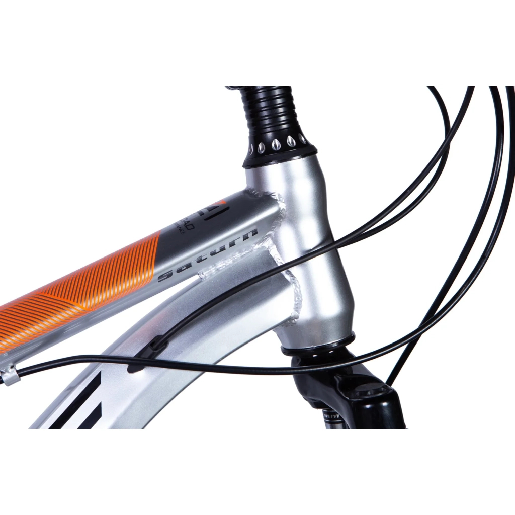 Велосипед Space 26" Saturn AM DD рама-13" St сіро-помаранчевий 2024 (OPS-SP-26-006) - зображення 2