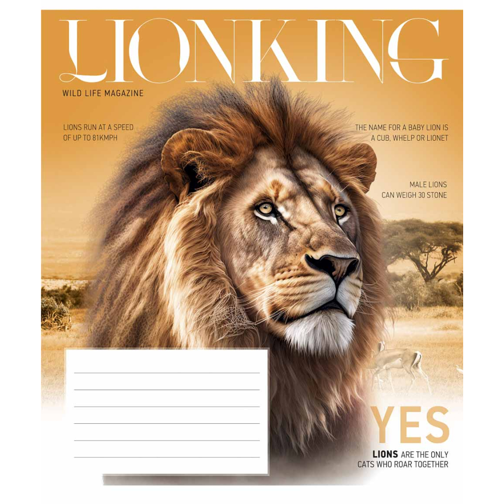 Зошит Школярик Fauna magazine 18 аркушів лінія (018-3428L) - зображення 4