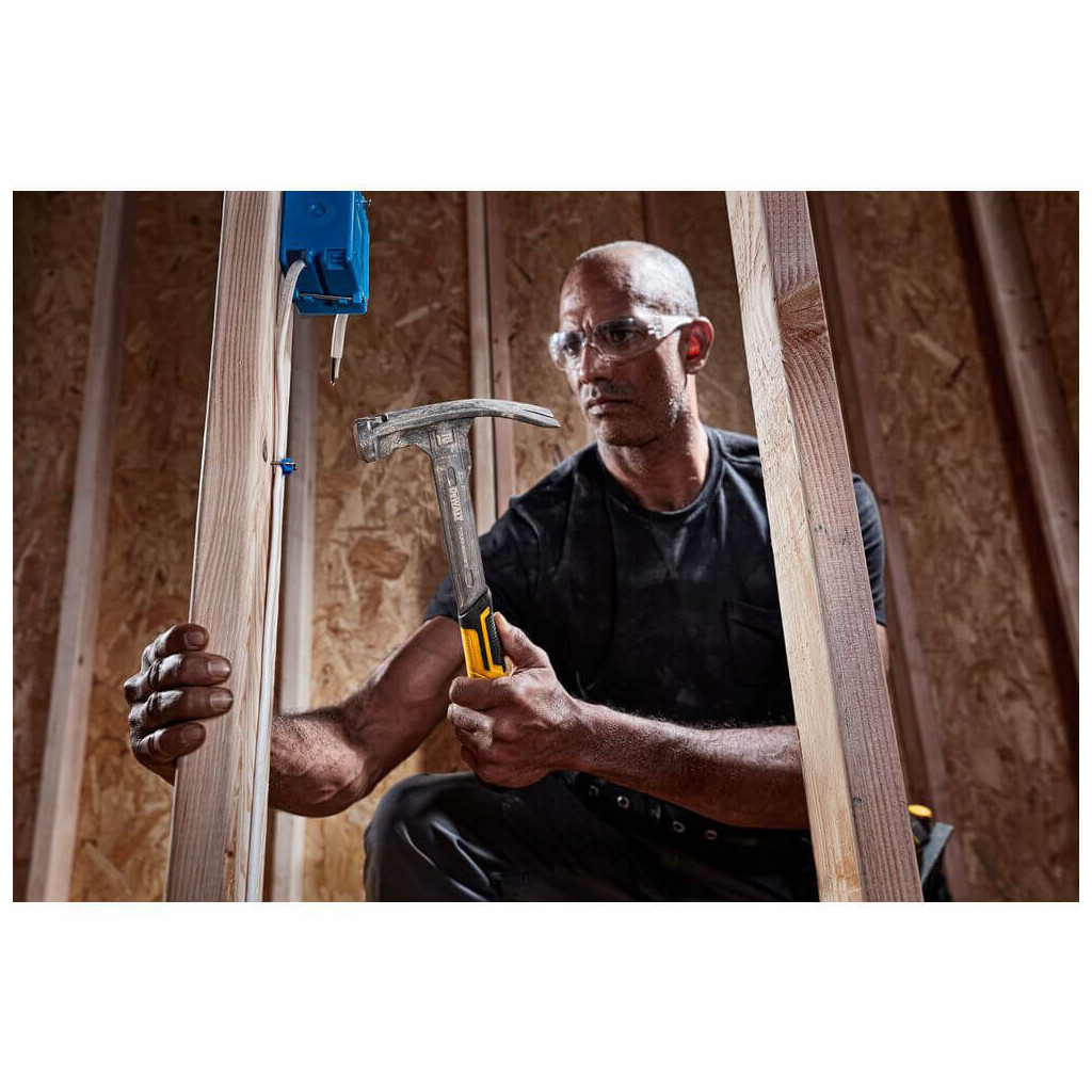 Молоток DeWALT RIP-CLAW, суцільнометалевий, 340 г, з прямим цвяхом. (DWHT51135-0) - зображення 5