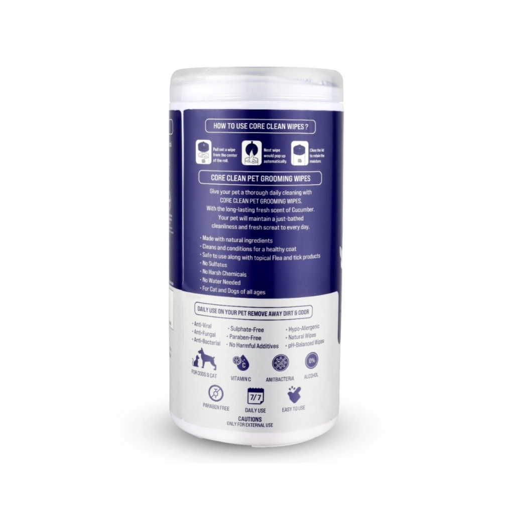 Вологі серветки для тварин Pet Clean PET GROOMING WIPES для грумінгу, щоденне очищення з ароматом квітів японської вишні 50 шт (8939111098694) - зображення 2