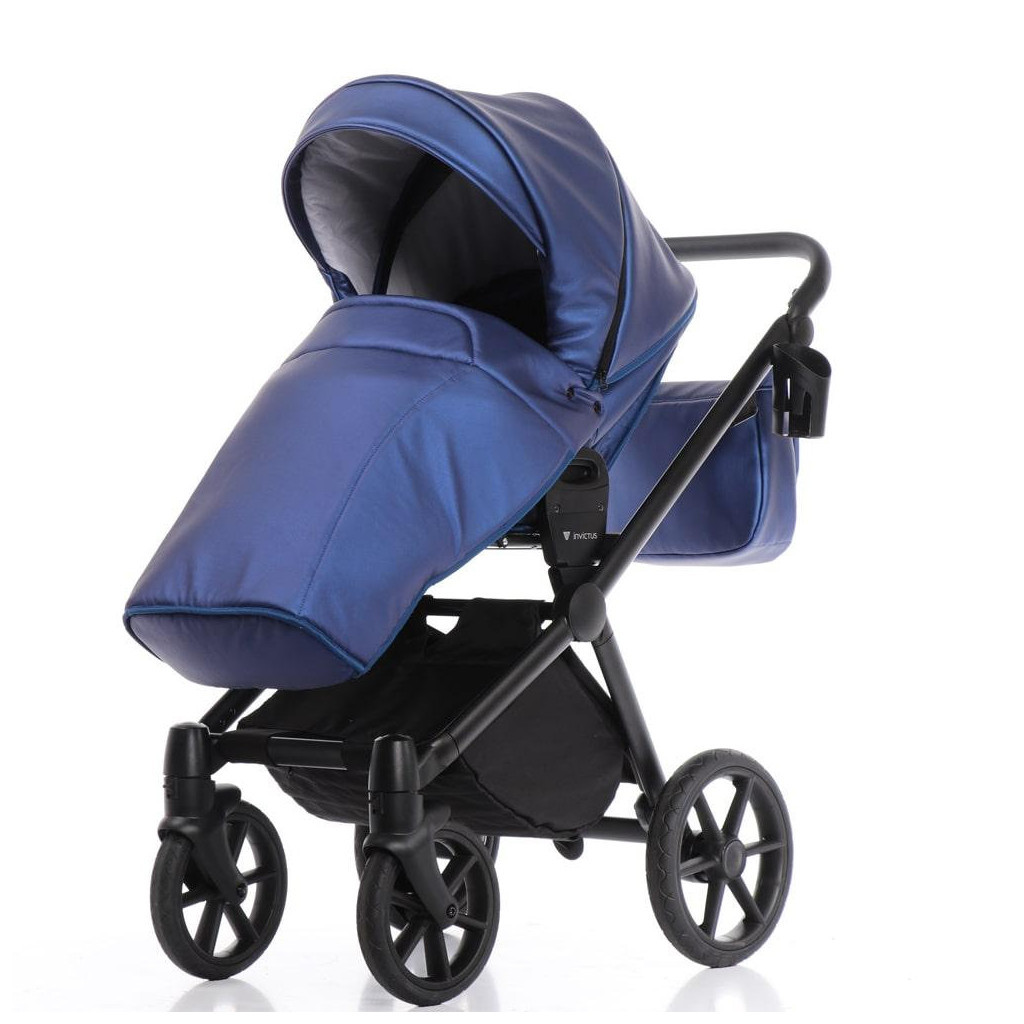 Коляска Invictus 2 в 1 V-Dream Lux Blue Black (71405) - зображення 8