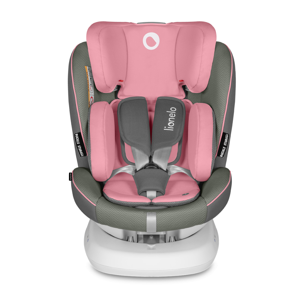 Автокрісло Lionelo Bastiaan One 0-36 кг Pink Baby (LO-BASTIAAN ONE PINK BABY) - зображення 7