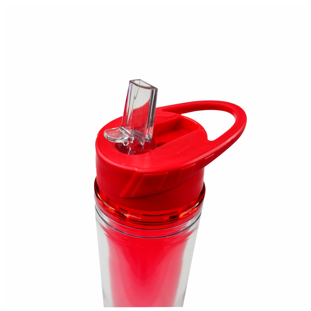 Пляшка для води Line Art Liquid 620 мл червоний (20225LA-02) - зображення 4