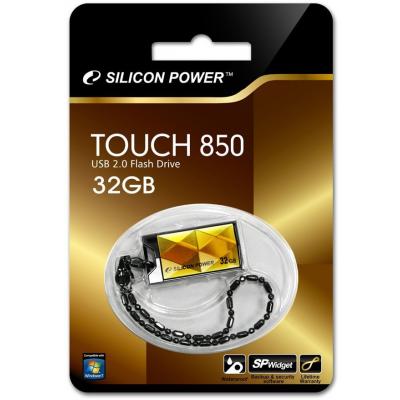 USB флеш накопичувач Silicon Power 32GB Touch 850 Amber USB 2.0 (SP032GBUF2850V1A) - зображення 5