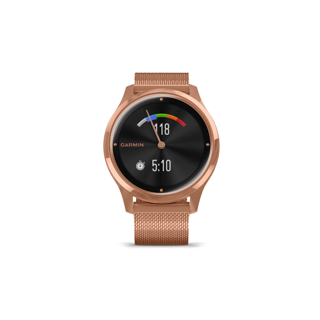 Смарт-годинник Garmin vivomove Luxe, Rose Gold, Milanese (010-02241-24) - зображення 7