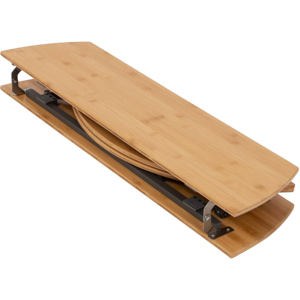 Туристичний стіл Bo-Camp Poundbury Круглий 90 x 90 cm Коричневий (1404656) - зображення 2