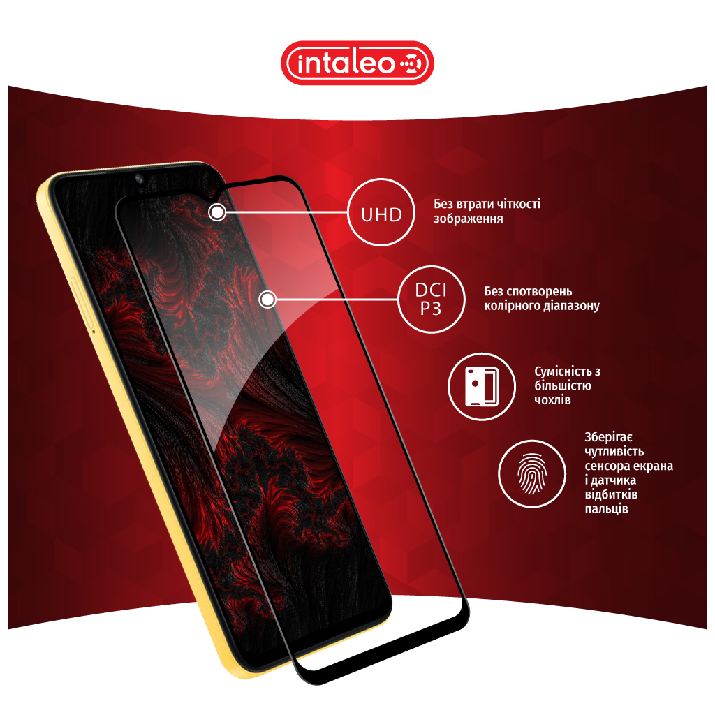 Скло захисне Intaleo Full Glue Xiaomi Poco M5 Black (1283126545092) - зображення 4