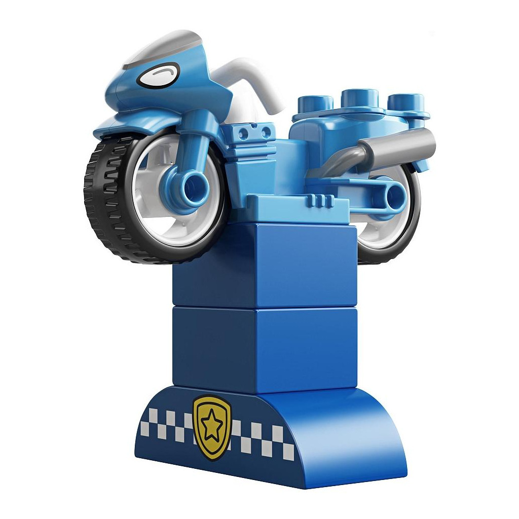 Конструктор LEGO DUPLO Поліцейський мотоцикл 8 деталей (10900) - зображення 4
