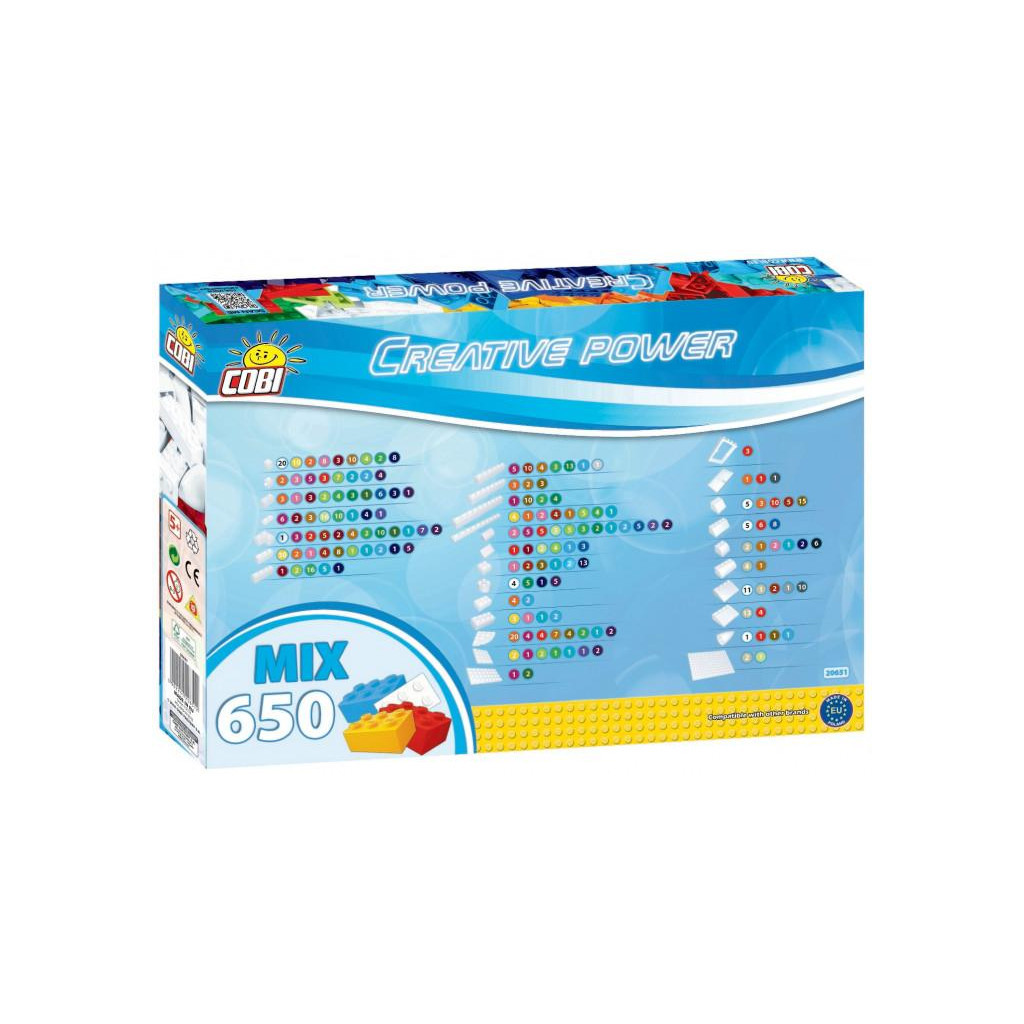 Конструктор Cobi Набір кубиків Creative Power 650 деталей (5902251206512) - зображення 3