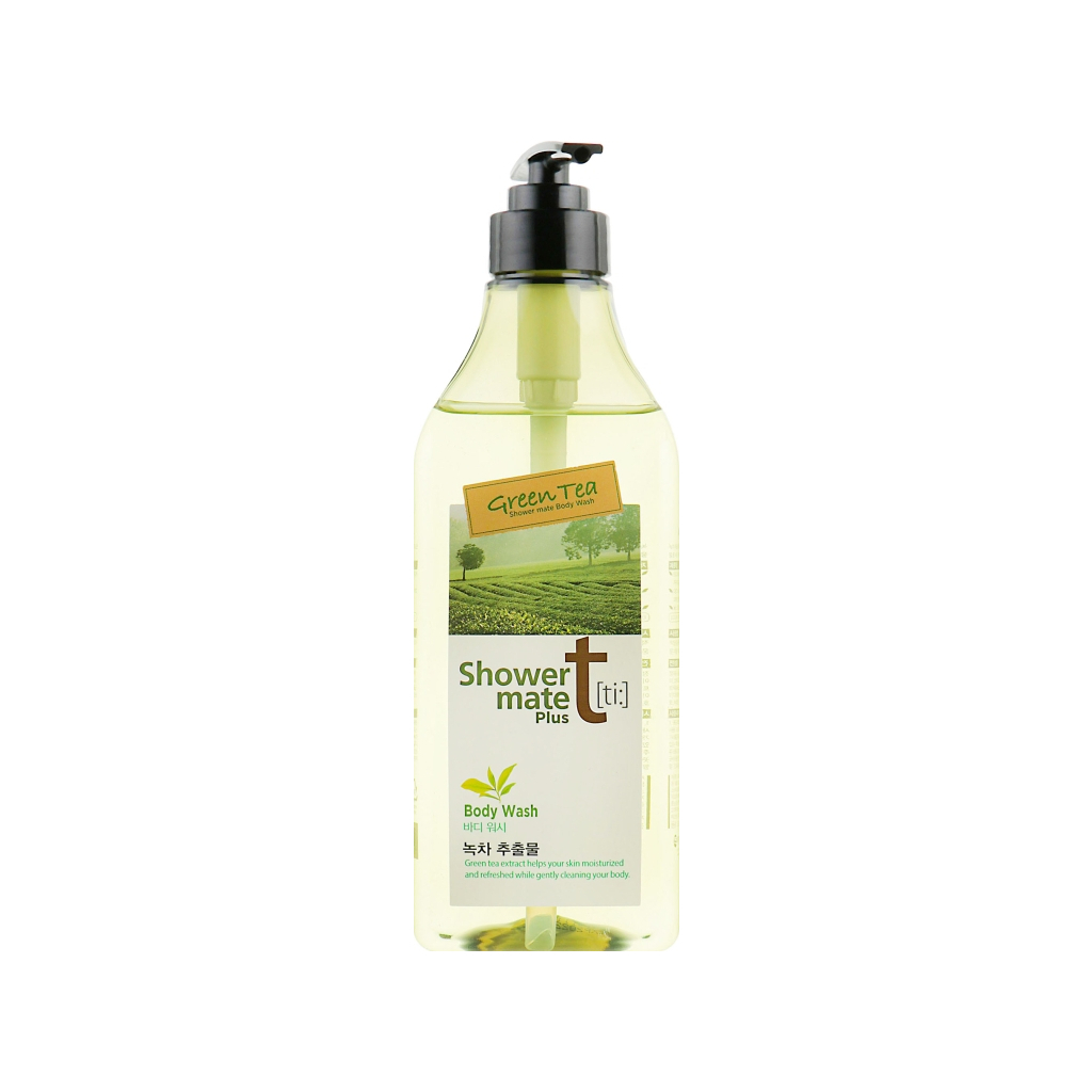 Гель для душу KeraSys Shower Mate Green Tea 550 мл (8801046861516) - зображення 1