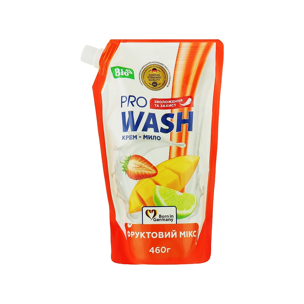 Рідке мило Pro Wash Фруктовий мікс дой-пак 460 г (4262396140258) - зображення 1