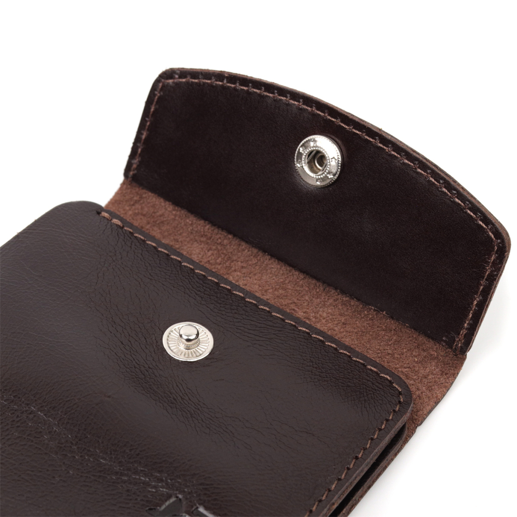 Портмоне Shvigel З натуральної шкіри Коричневе (16621) - зображення 6